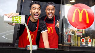 We Pretended To Work At McDonalds USA EDITION [upl. by Ajiam462]