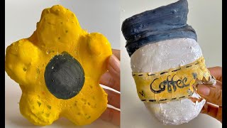 Plaster Clay Cracking amp Slime ASMR Video 1004 [upl. by Kristofor533]