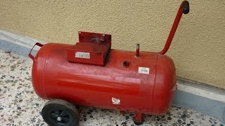 Making a 50 liter silent air compressor part 2 [upl. by Chen]