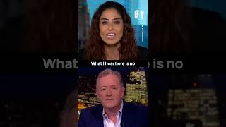 BT’s Rania Khalek claps back when Piers tries to distract from genocide by asking to condemn 107 [upl. by Ellynn713]