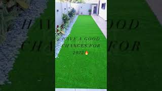 How to create a minimalist lawn with Artificial Grass  Landscape Design Malaysia [upl. by Ynned]