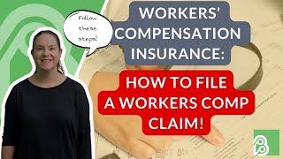 How To File A Workers Compensation Claim⏐Workers Comp 101 [upl. by Ermeena]