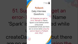 PySpark Interview Questions  Azure Data Engineer azuredataengineer databricks pyspark [upl. by Nilsoj]