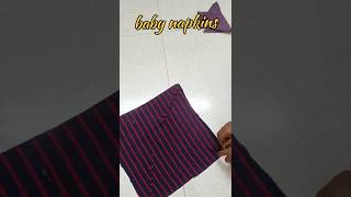 newborn baby ke liye napkinबेबी नैपकिन बनाने का सबसे आसान तरीका napkin ytshorts babynapkin [upl. by Fujio]