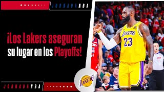 ¡LeBron James lidera a los Lakers a los Playoffs [upl. by Edobalo]