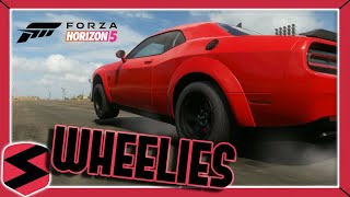 Make Cars do WHEELIES  Forza Horizon 5 [upl. by Aninad]