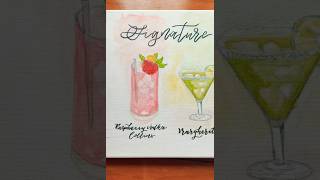 Modern Calligraphy ‘Cocktails’ [upl. by Scoles]