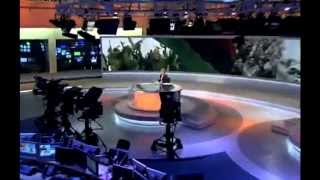 television new studio newsroom opening clips compilation [upl. by Eibur105]