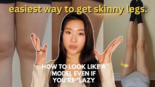 How to Get Slim Legs on Bed Routine  6 Minutes 🎀 [upl. by Camilia894]