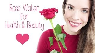 ROSE WATER HEALTH amp BEAUTY BENEFITS  USES [upl. by Borszcz953]