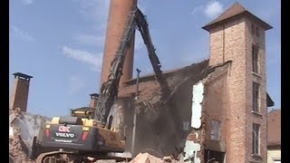 DEMOLITION VOLVO EC 360C HR Winnenden Pfleiderer Areal GERMANY 2012 [upl. by Notslah693]