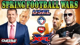 What Will Happen to Spring Football In America USFL vs XFL vs AAF vs TSL [upl. by Ykciv]