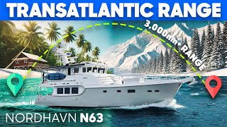 😲 Liveaboard with 3000nm Range Nordhavn N63 🌎 [upl. by Zsazsa]