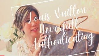 5 EASYTOSPOT FEATURES of an AUTHENTIC LOUIS VUITTON NEVERFULL BAG [upl. by Danae]