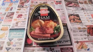 Hormel Can Ham Campbells Chunky Soup Breakstones Sour CreamPepsi [upl. by Auod]