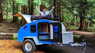 Teardrop Camping At Washington’s First State Park  Larrabee State Park [upl. by Aicsila476]