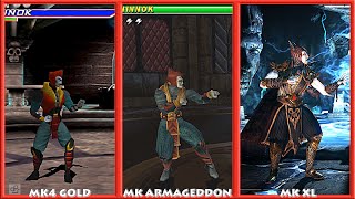 SHINNOK Graphic Evolution 19992015 Mortal Kombat  DREAMCAST XBOX PC [upl. by Ankney]