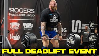 2024 STRONGEST MAN ON EARTH FULL DEADLIFT EVENT [upl. by Dnilasor380]