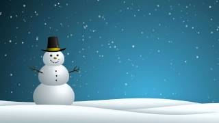 Snowman  HD Background Loop [upl. by Aitnas932]