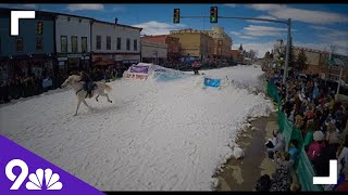 WATCH Day 2 of the Ski Joring in Leadville [upl. by Eudoxia]