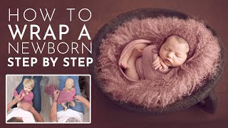 How To Wrap A Baby For Newborn Photography [upl. by Zakarias]