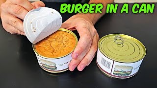 Burger in a Can [upl. by Isa]