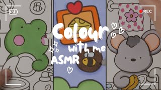 asmr color with me  coco wyo coloring book [upl. by Naasar640]