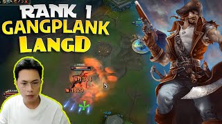 🔴 LangD Gangplank vs Aatrox  LangD Rank 1 Gangplank Guide [upl. by Ydahs]