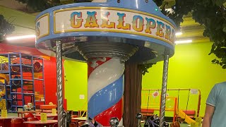 Jolly roger Gallopers carousel Kiddie ride [upl. by Basilius]