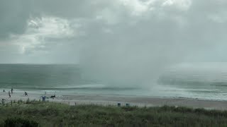 Waterspout Tornado Carolina Beach Extreme Close Up [upl. by Elizabeth]