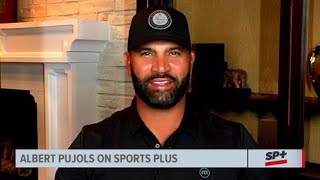 Pujols admits he hasnt watched much baseball since retirement [upl. by Atteynot996]