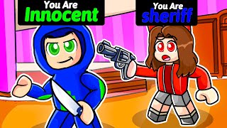 FAKE INNOCENT as MURDERER in Murder Mystery 2 😂 [upl. by Arahc]