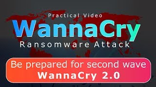 WannaCry ransomware attack demonstration  How to Stay Safe Hindi हिन्दी [upl. by Fredenburg]