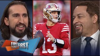 FIRST THINGS FIRST  Nick Wright reacts Shanahan quotKyler can be scariest guy in NFLquot [upl. by Selmner]