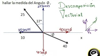 Como se hace la descomposición rectangular de vectores [upl. by Radloff510]