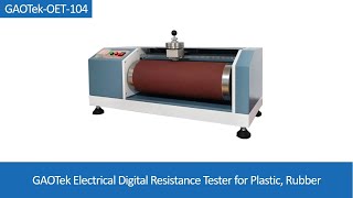 GAOTek Electrical Digital Resistance Tester for Plastic Rubber [upl. by Silloh]