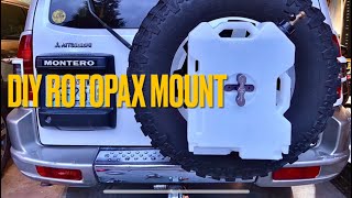 DIY Rotopax Spare tire mount [upl. by Aisatana]