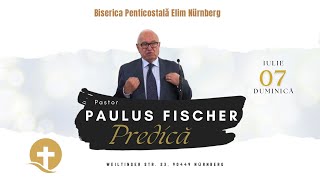 LIVE  Elim Nürnberg l 07072024 Program Duminica Seara l Predica Fr Fischer [upl. by Madlen947]