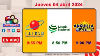 Lotería Nacional LEIDSA y Anguilla Lottery en Vivo 📺│Jueves 04 abril 2024 855 PM [upl. by Marv92]