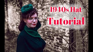 1940s film noir hat tutorial [upl. by Gnen497]