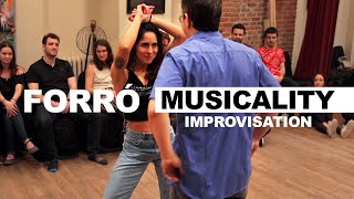 Forro dance demonstration Rafael Piccolotto amp Camila Alves  Musicality workshop phrasing amp form [upl. by Nimrac]