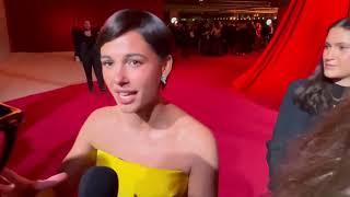 Naomi Scott on the Communal Experience of Watching Smile 2 in Theaters  2024 Academy Museum Gala [upl. by Ellehcear]