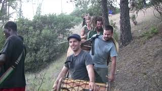 Bolokada Conde Procession Down the Hill Dunun Village May 2008 [upl. by Lonergan214]