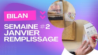 BILAN 2 JANVIER  PLANIFICATION  SYSTÈME DES ENVELOPPES [upl. by Mihsah]