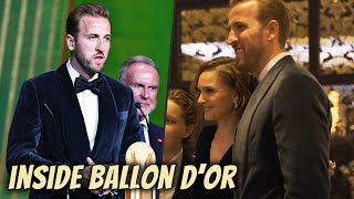 This is what a Ballon dOr night looks like from a players views  Harry Kane up close  BTS [upl. by Eissoj]