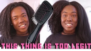 GAME CHANGER Revlon OneStep Hair Dryer amp Styler  Natural Hair [upl. by Nivahb]