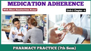 Medication Adherence Role of Pharmacist in Medication Adherence  Pharmacy Practice [upl. by Ambie]