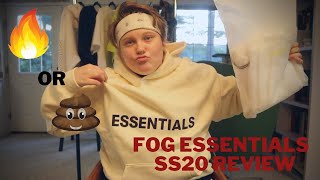 FOG Essentials SS20 Drop Unboxing amp Review [upl. by Salmon681]