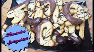 Klassisches Spritzgebäck ⎟Shortbread Cookies ⎥Weihnachtsgebäck⎥Das kann jeder [upl. by Inavoig188]