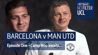 Barcelona vs Man Utd  Solskjaer Dalot Ferdinand Lineker  No Filter UCL [upl. by Twitt321]